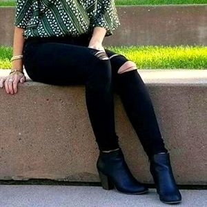 Dear John ripped black jeans